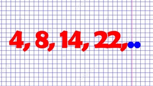 Test de inteligență de rezolvat în 15 secunde | Ce număr urmează în seria: 4, 8, 14, 22?