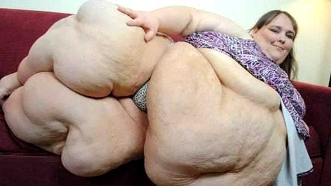 VIDEO Imagini HORROR! N-o sa-ti vina sa crezi cat de grasa este aceasta femeie! Pregateste-te sa fii ingrozit si citeste declaratiile halucinante ale acesteia!