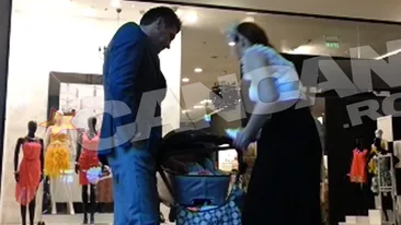 Au plecat la cumparaturi fara nasa Gabriela Cristea! Marcel Toader se ocupa singur de botezul fiicei Dianei Bisinicu!