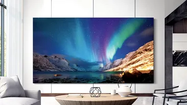 Cum arată cel mai mare televizor din lume. Ireal cât costă The Wall de la Samsung