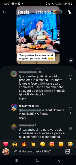 Răzvan Kovacs, ironizat după interviul la dublu cu Ella Vișan: ”Șmecher pe burta goală”