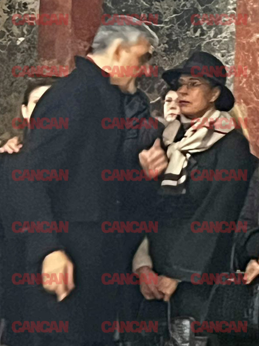 Aurelian Temișan și Monica Davidescu, la înmormântarea lui Horia Moculescu