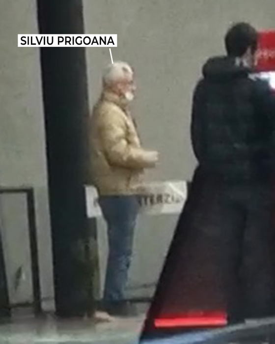 Silviu Prigoană, la Romexpo, acolo unde și-a dus băiatul, pentru o tură de karting