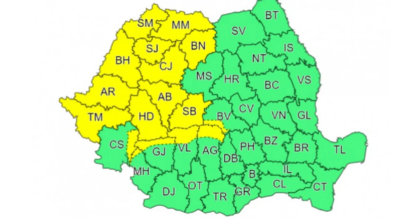 Prognoză ANM! Meteorologii anunță ploi și descărcări electrice în București