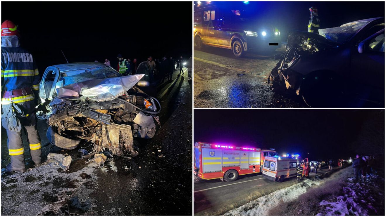 Accident grav cu 7 persoane în Sibiu. A fost activat Planul Roșu de Intervenție