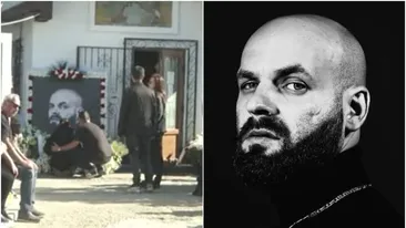 Ți se rupe sufletul! Nosfe a fost condus astăzi pe ultimul drum. Soția lui a îngenuncheat minute în șir în fața tabloului cu chipul artistului