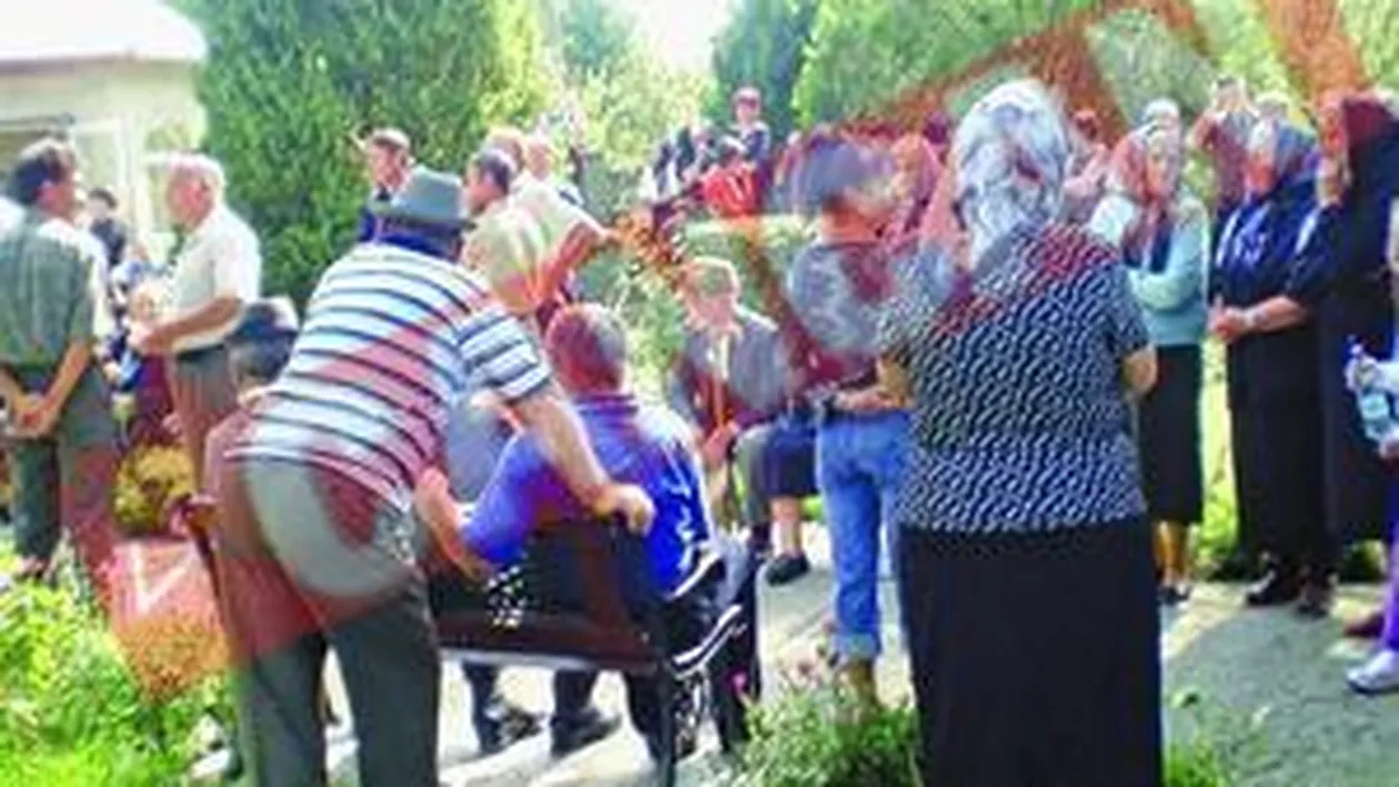 Blestemat la inmormantare