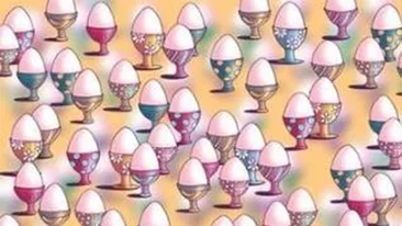 Iluzie optică virală | Găsiți mingea de golf ascunsă printre ouăle de Paște din această imagine!