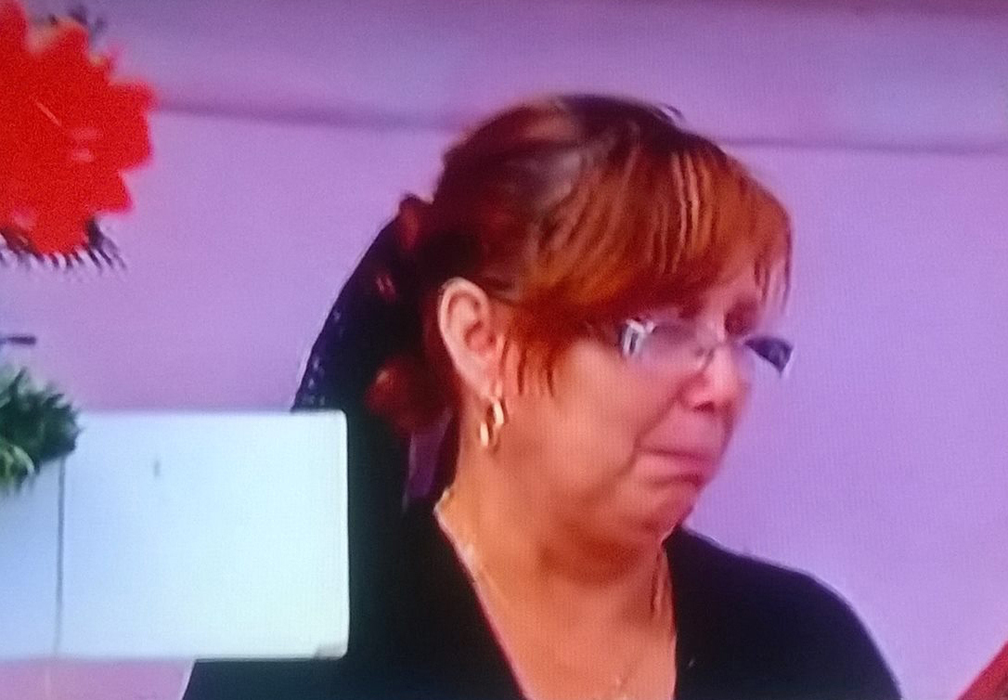 Geta Dovleac, mama Denisei, cu lacrimi în ochi la prima apariţie TV după moartea artistei (Sursă foto: captură TV)