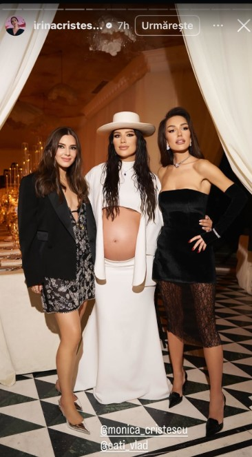 Surorile Cristescu au organizat un baby-shower opulent pentru viitorul moștenitor al familiei