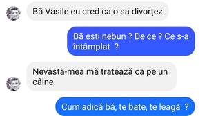 BANC | „Vasile, eu cred că o să divorțez”
