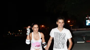 Iubitul Oanei Zavoranu iese noaptea din casa pentru dependenta brunetei. N-a patit nimic, dar asa isi ia ea cocktailul