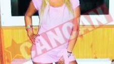 Blonda de la morga a ajuns la cutit