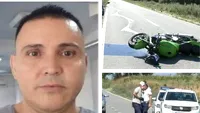 Călin, un polițist de 44 de ani, se zbate între viață și moarte. A încercat să evite un câine și a pierdut controlul motocicletei