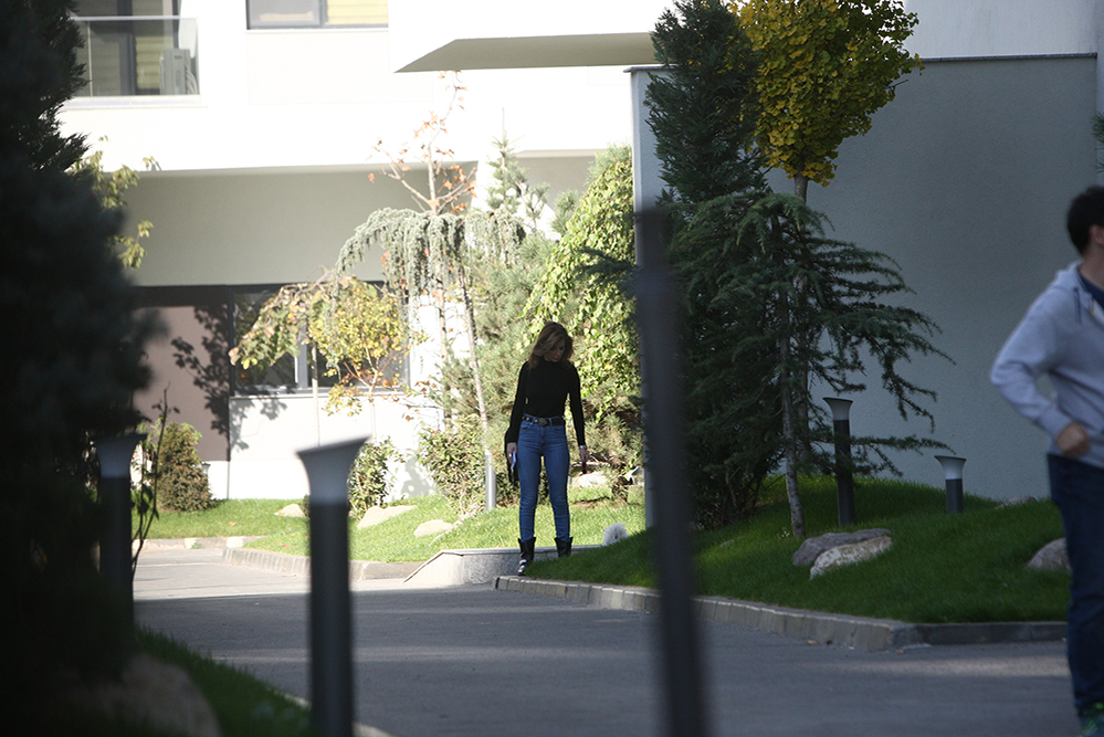 Ana Baniciu a ieșit din casă, la o plimbare, dar și pentru o întâlnire cu o prietenă