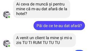 Bancul Zilei | Ai ceva de muncă pentru mine, că m-au dat afară de la hotel?