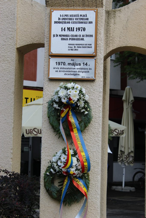 Victimele inundațiilor din 1970 sunt comemorate în fiecare an, în 14 mai, la Satu Mare