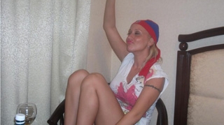 Suporterul numarul 1 al Stelei: "Pamela de Romania"! Vezi cum isi sustine echipa favorita!