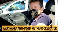 S-a deschis centrul de  vaccinare Drive thru de la Deva. Cum se simte prima persoană imunizată