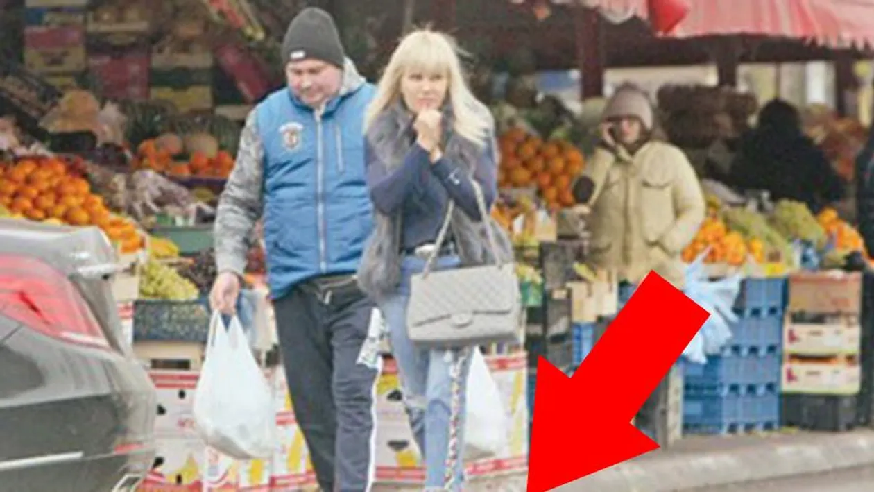 Cum a apărut îmbrăcată Elena Udrea ieri, la piață! Dar să vezi ce avea în picioare
