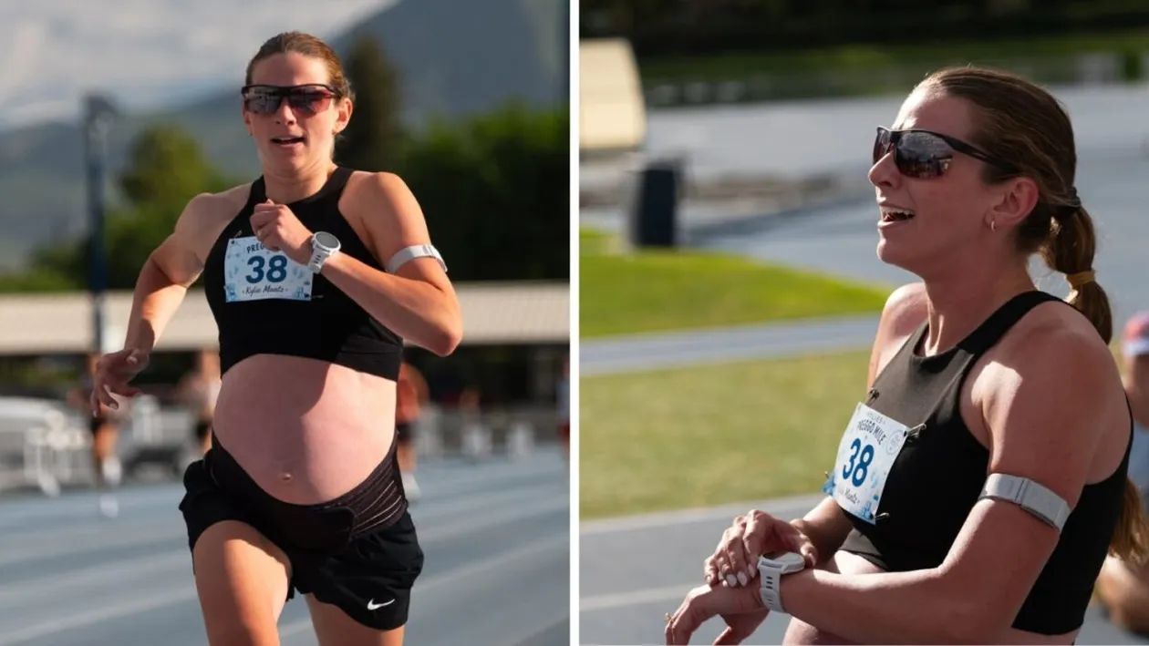 Sportiva care a alergat 1,6 km în 5 minute și 26 de secunde la 38 de săptămâni de sarcină a născut! Cum se simte bebelușul ei?