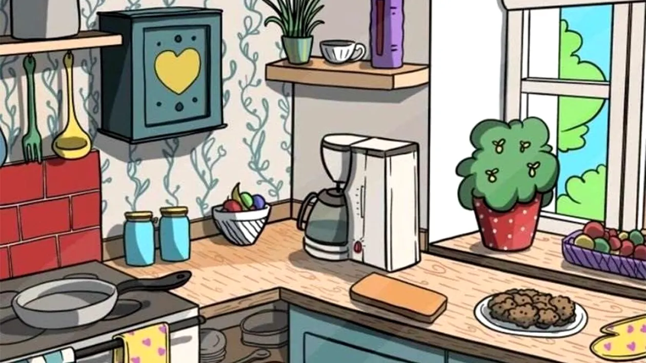 Test de inteligență | Găsiți șoricelul ascuns în bucătărie, în maximum 25 de secunde!