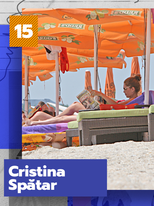 Top 40 vedete citind la plajă, în pozițiile cele mai provocatoare: Ce locuri ocupă Corina Caragea, Marina Dina sau Cristina Rus