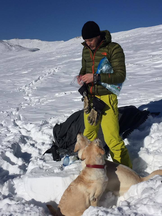 Mikael Fredholm, într-o expediţie pe munte