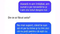 BANCUL ZILEI | Aseară m-am îmbătat, am sunat-o pe nevastă-ta și i-am zis totul despre noi