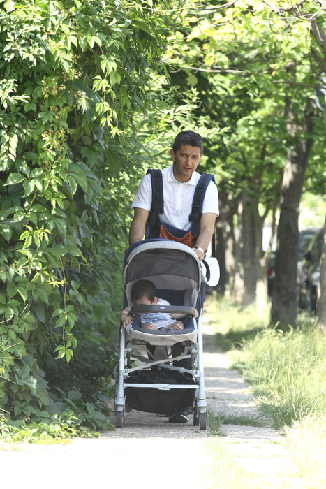 Răzvan Lucescu, plimbare cu nepoțica