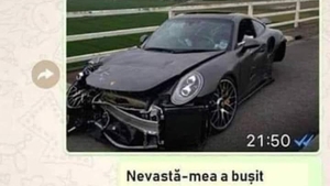BANCUL ZILEI | "Nevastă-mea mi-a bușit mașina"