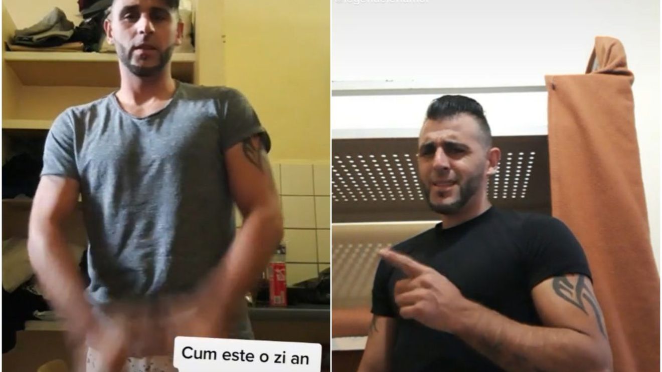 A ajuns viral pe TikTok! Un român, aflat în spatele gratiilor în Franța, le arată urmăritorilor ce viață duce. Dedică și melodiile lui Dani Mocanu!