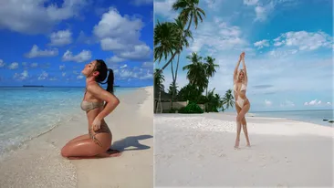 Alexia Eram a încins plajele din Maldive: “Ești adorabilă”. Fiica Andreei Esca și Laura Giurcanu “au făcut concurs” de costume de baie cu tanga | FOTO
