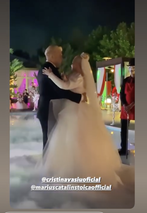 Cristina Vasiu s-a căsătorit/foto: Instagram
