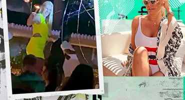 ”Tom Degețel” a ”pus mâna” din nou pe o româncă, în Mykonos