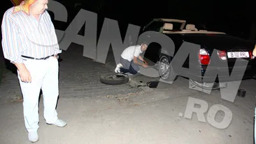 Ce milionar ghinionist! Dupa ce i s-a stricat salupa de 250.000 E in mijlocul lacului, a facut si pana la Bentley-ul decapotabil!