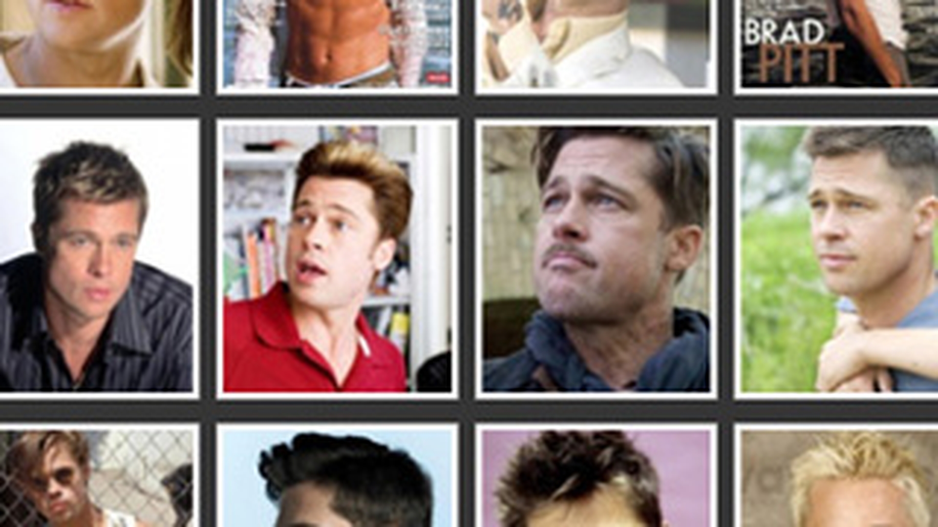 Imagini de colectie! Brad Pitt si-a schimbat freza de 44 de ori din '90 incoace! Vezi cum a aratat parul celui mai sexy barbat in ultimii 20 de ani