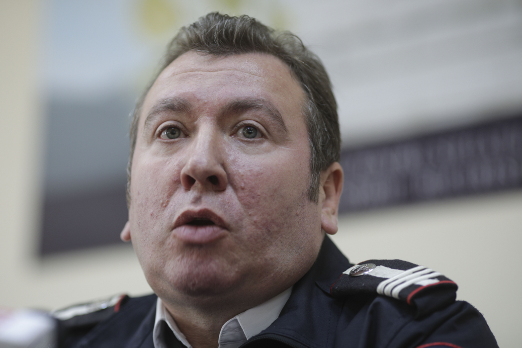 Colonelul Orlando Șchiopu, pompierul care i-ar fi înjurat pe morții de la Colectiv (Foto: Inquam Photos/Octav Ganea)