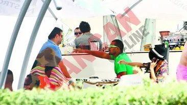 Cabral  s-a distrat cu branula in mana