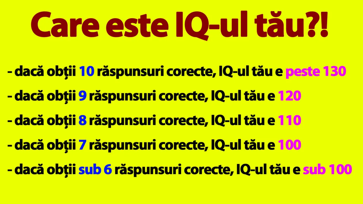 Test de inteligență pentru calcularea exactă a IQ-ului, cu 10 întrăbări | Prima: Puteți elimina un singur băț, astfel încât să transformați 5+5+5=550 într-o egalitate corectă?