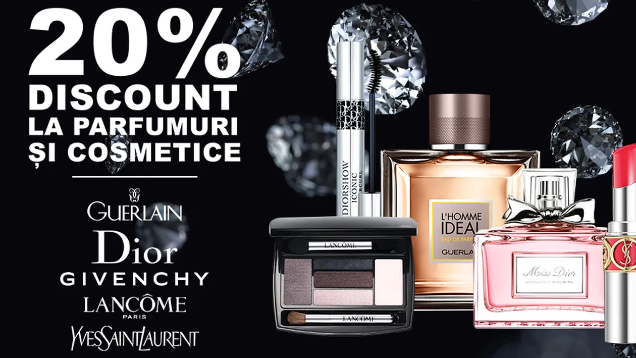20% reduceri la PARFUMERIA.RO doar miercuri!!!