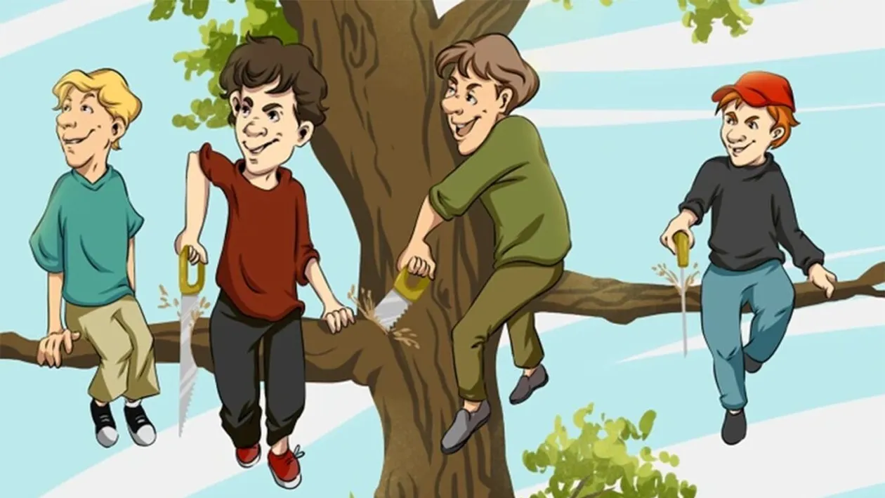 Test de inteligență | Care dintre acești 4 bărbați este cel mai puțin inteligent?