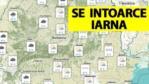 Se strică vremea din nou! ANM a emis cod galben de fenomene meteo periculoase