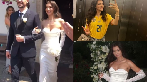 După Denis Drăguș și Ianis Hagi, un alt fotbalist s-a căsătorit! Cu ce se ocupă Mara, soția lui