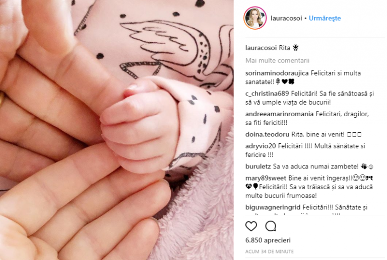 Gafă uluitoare făcută de prietenul Laurei Cosoi, după ce blondina a născut: „Sunt convins că Smiley va fi un tată model”
