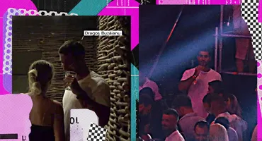 Dragoș Buzăianu, fanul femeilor frumoase. Și-a “parcat” iubita la masă și a încercat să combine o blondă focoasă