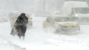 Cod galben de ninsori, polei si vant in zece judete din est! Pana cand este valabila avertizarea meteorologilor