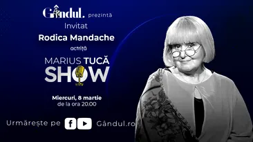 Marius Tucă Show începe miercuri, 8 martie, de la ora 20.00, live pe gândul.ro