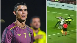 Momente de panică la meciul Bosnia - Portugalia! Cristiano Ronaldo a fost atacat de un fan 