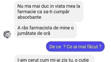 BANCUL ZILEI | Nu mă mai duc în viața mea la farmacie ca să-ți cumpăr absorbante